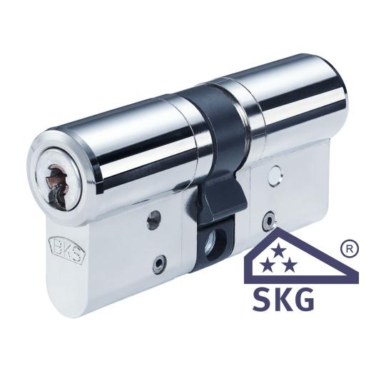 BKS janus 8000 - Double locking cylinder - brass version - SKG 3