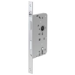 Front door mortise lock ES 978, 20/65 mm, PZW version, Square faceplate, DIN left