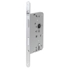 Front Door Mortise Lock ES 978, 20/65 mm, PZW Version, Round Faceplate, DIN left