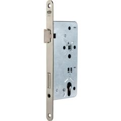 BKS - Serrure encastrée pour porte dentrée B-0024, 24/65 mm, Version PZW, Têtière ronde, DIN à gauche