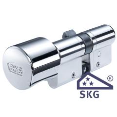 BKS Janus 46 - Knob cylinder - chrome-nickel steel version - SKG 3